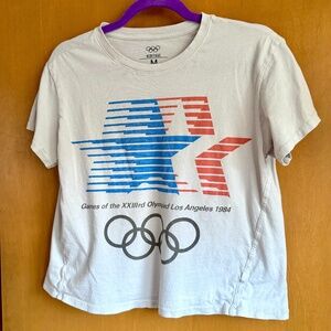 Official 1984 Los Angeles Summer Olympics T Shirt, Woman's M, IOC licensed